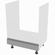 Тумба нижня Влада ( Н 60 Пл LUX) сірий оксамит/білий Тумба нижня Влада ( Н 60 Пл LUX) сірий оксамит/білий