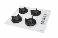 Варочная поверхность газовая Kumtel KO-40TAHDF С WHITE GLASS
