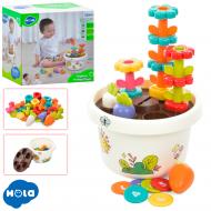 Игра-сортер Hola Горшок с цветами 5 игр HE795800 Игра-сортер Hola Горшок с цветами 5 игр HE795800