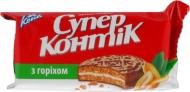 Печиво-сандвіч Konti СуперКонтік шоколадно-молочний із горіхом 100 г (4823012232087)