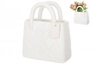 Ваза BonaDi Сумочка белая 18 см 733-750