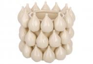 Ваза порцелянова BonaDi Figs 18 см біла 457-339