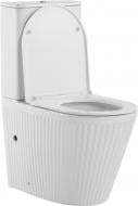 Унитаз-компакт ScandiSPA STRIPE WHITE TORNADO с сиденьем Duroplast SLIM soft-close