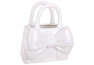 Ваза керамическая BonaDi Сумочка Бант 22,5 см белая 733-808 Ваза керамическая BonaDi Сумочка Бант 22,5 см белая 733-808