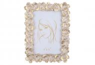 Рамка для фото BonaDi 1 фото 10x15 см золотистий із білим