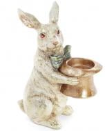 Статуэтка-подсвечник Белый кролик BonaDi