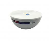 Миска с крышкой Eurogold White Cement 21 см белая