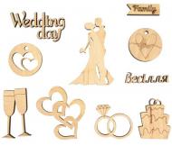 Набір заготовок Wedding 10 шт. 281338 Rosa Talent Набір заготовок Wedding 10 шт. 281338 Rosa Talent