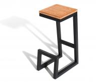 Барный стул GoodsMetal в стиле LOFT 750х350х350 БС303 Барный стул GoodsMetal в стиле LOFT 750х350х350 БС303