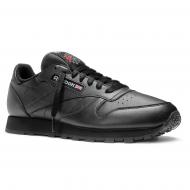 Кроссовки мужские демисезонные Reebok CL LTHR 2267 р.40,5 черные