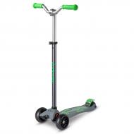 Самокат Micro серії Maxi PRO Deluxe сіро-зелений MMD089