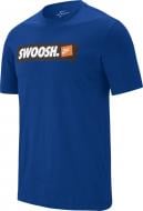 Футболка Nike M NSW TEE SWOOSH BMPR STKR AR5027-438 р.2XL синий