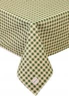 Скатерть Lucy Зеленая клетка 133x220 см зеленый La Nuit