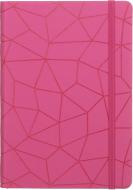 Блокнот Геометрія А5 96 арк. в клітинку рожевий JONSER