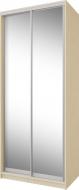 Шкаф-купе VIP-master ДСП 1000x600x2400 мм клен двери / зеркало
