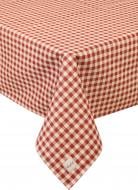 Скатерть Lucy Бордо клетка 133x180 см красный La Nuit