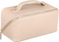 Косметичка Sensio Elegant с ручкой 23,5х10,5х11 см бежевая