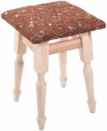 ВІТРИНА! Табурет Комбі коричневий із принтом / бук