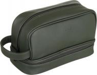Косметичка-органайзер Sensio мужская дорожная Elegant Vert 27х12,5х16,2 см темно-зеленая