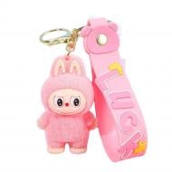 Брелок для ключей Зайка FluffyHeart – розовый