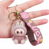 Брелок для ключей Зайка HappyBite – sitting коричневый