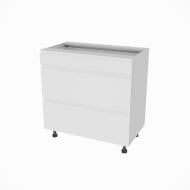 Тумба нижня Влада ( Н 80 3Ш (1+2) FAVORIT) білий шовк/попелястий