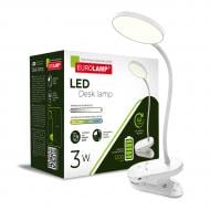 Настольная лампа аккумуляторная Eurolamp 3 Вт без цоколя белый LED-TLB-3W(P)USB