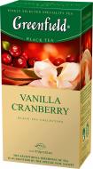 Чай чорний Greenfield Vanilla Cranberry 25 шт. (4820022867599)