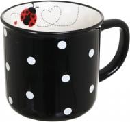 Чашка Fiora Ladybug Black 330 мл