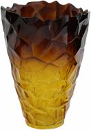 Ваза Stone 12330-TWO T 30 см 12330-TWO TONES TRANSPARENT BROWN