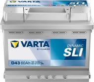 Аккумулятор автомобильный Varta DYNAMIC SLI 60Ah 540A 12V «+» слева (560127054)