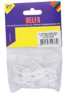 Крючки Delfa наборной белый 10 шт.