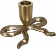 Подсвечник Ribon 12х8,5х6 см золотой Inari Подсвечник Ribon 12х8,5х6 см золотой Inari