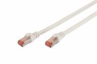 Патч-корд Digitus CAT 6 S-FTP, AWG 27/7, LSZH 0,5 м білий