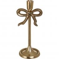 Подсвечник Ribon алюминий золотой 12х10,5х26,5 см Inari