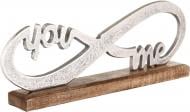 Статуэтка Inari You&Me 13х35,5х5 см серебряныйкоричневый