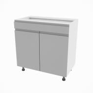 Тумба нижняя Влада ( Н 80 ДШ LUX) серый бархат/белый Тумба нижняя Влада ( Н 80 ДШ LUX) серый бархат/белый