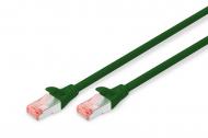 Патч-корд Digitus CAT 6 S-FTP, AWG 27/7, LSZH 1 м зелений