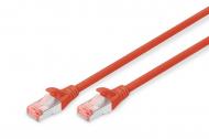 Патч-корд Digitus CAT 6 S-FTP, AWG 27/7, LSZH 1 м червоний