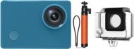 Экшн-камера Seabird 4K Action Camera 3.0 + Selfie Stick (Orange) Set blue (690402)