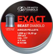 Пули пневматические JSB Diabolo Exact Beast 4,52 мм 1,05 г 200 шт.