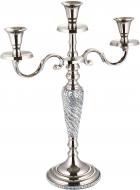 Свічник Crystaly алюміній 33х33х42 см Inari