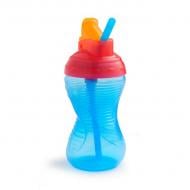 Пляшечка-непроливайка Munchkin Пляшечка-непроливайка з трубочкою Munchkin "Mighty Grip", 296 мл, блакитна (40523.01)
