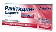 Ранітидин Здоров'я форте таблетки 300 мг