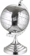 Глобус Inari декоративний 38х25х20 см срібний