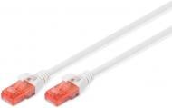 Патч-корд Digitus CAT 6 UTP (DK-1617-005/WH) 0,5 м білий