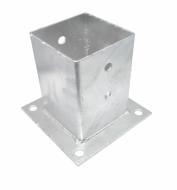 Опора для квадратного столба 100х100х150х4,3 Опора для квадратного столба 100х100х150х4,3