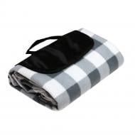 Плед Picnic 130x180 см черный с белым Soft Me