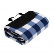 Плед Picnic 130x180 см синий с белым Soft Me