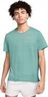 Футболка Nike M NK DF MILER BREATHE SS DX0874-361 р.XL зеленый